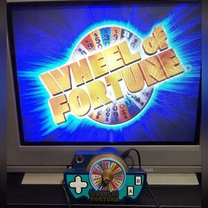 Wheel of Fortune TV Plug N Play TV Game Jakks Pacific Video TESTED & Works 2005